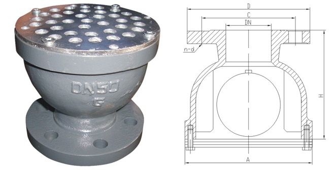 船用B、BS 型鵝頸式空氣管頭CB/T3594-94