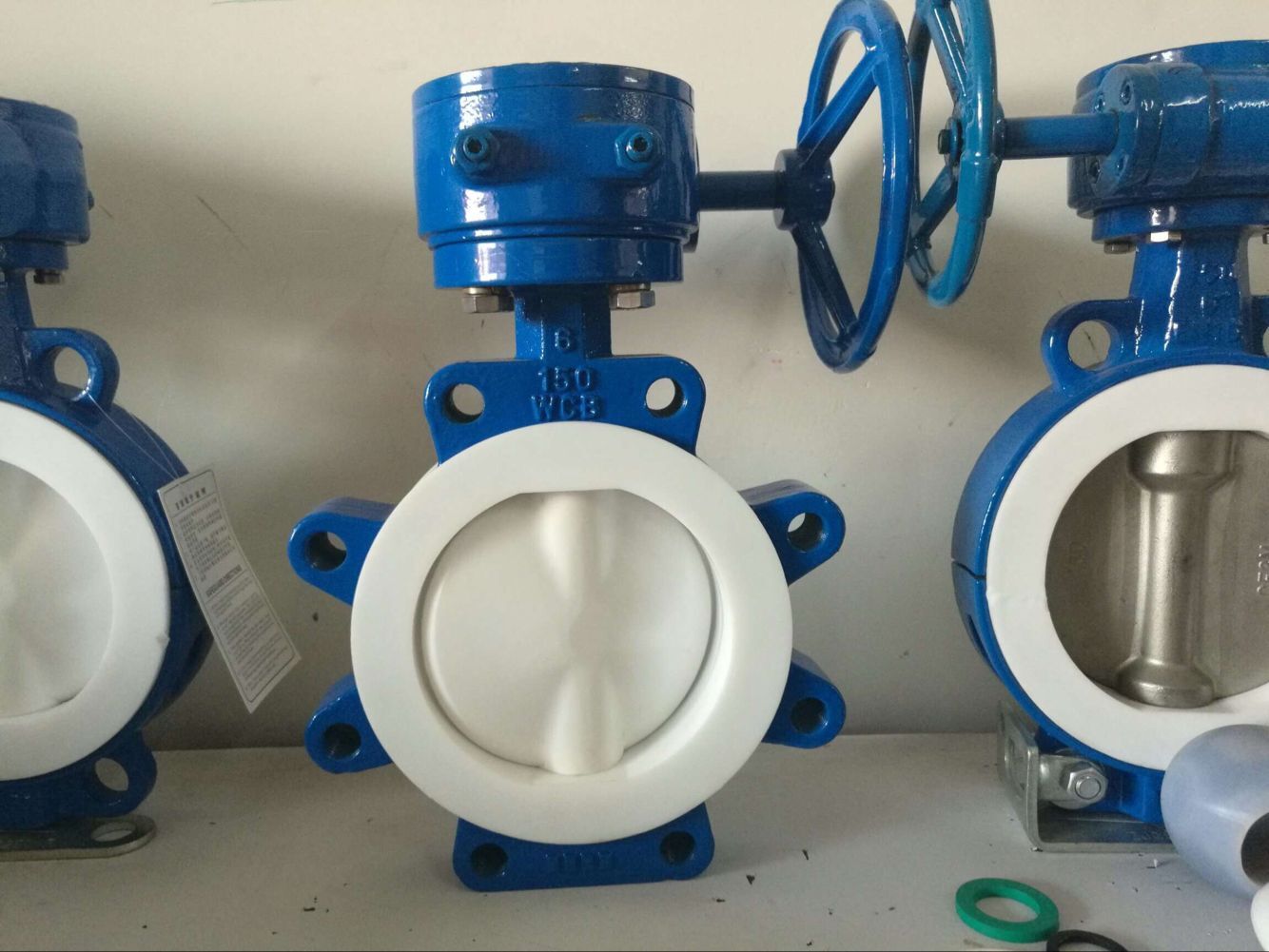 襯氟蝶閥尺寸規格型號D71F46/D371F4實物圖