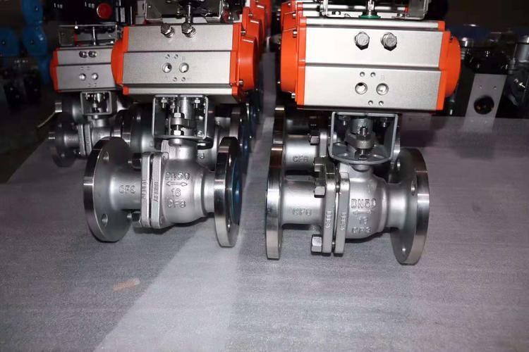 美標不銹鋼氣動球閥 Q641F-150LB1