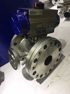 QB641F氣動保溫球閥實物圖