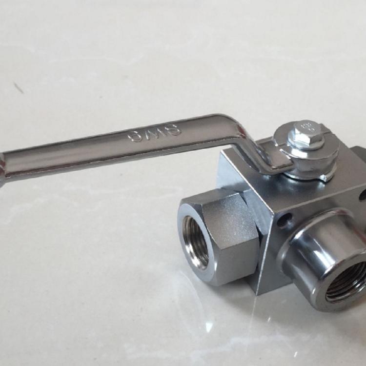 高壓三通球閥 KHB3K實物圖