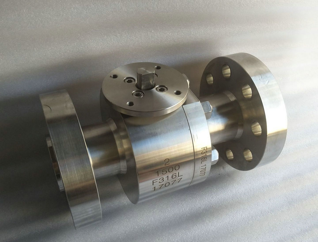 不銹鋼高壓球閥實物圖