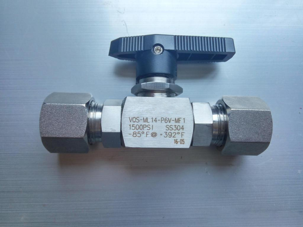 卡套球閥/不銹鋼卡套式球閥 Q91F實物圖