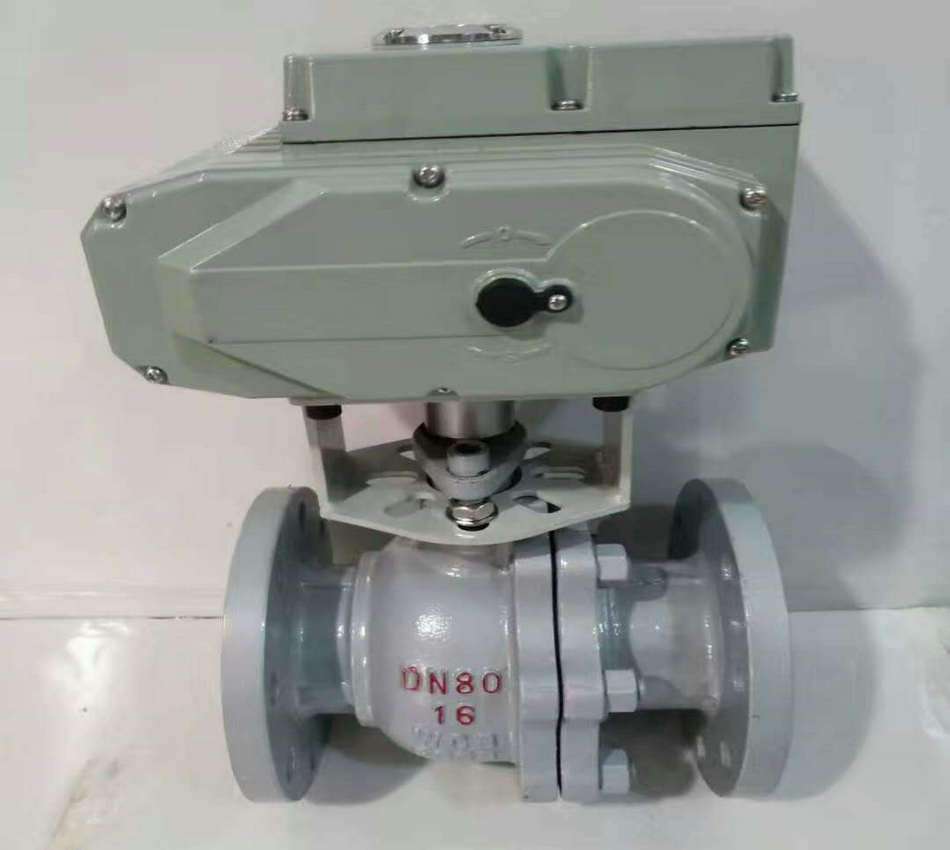 電動(dòng)切斷球閥、電動(dòng)O型切斷球閥實(shí)物圖