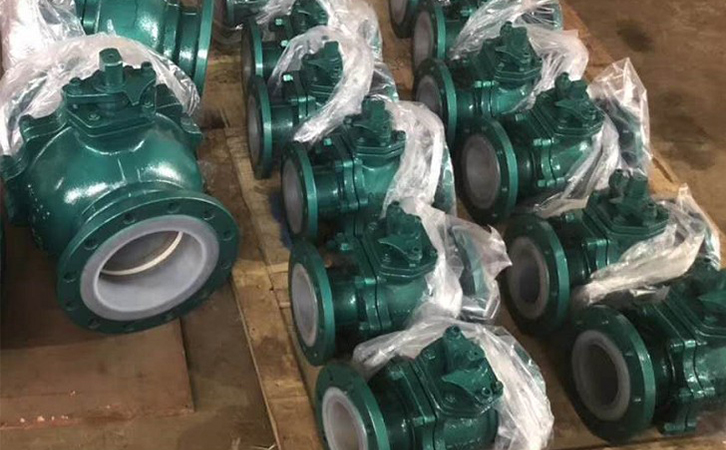 襯氟球閥實物圖