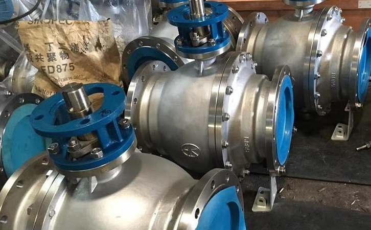 渦輪球閥,Q341F蝸輪傳動球閥實物圖