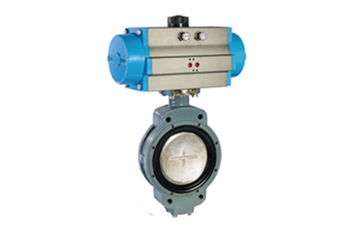 雙偏心型氣動蝶閥